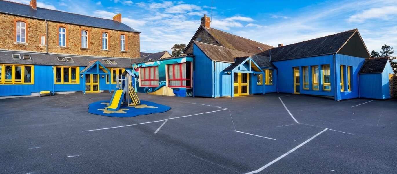 Élèves à l'École Sainte-Anne